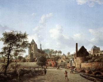 unknow artist European city landscape, street landsacpe, construction, frontstore, building and architecture. 158